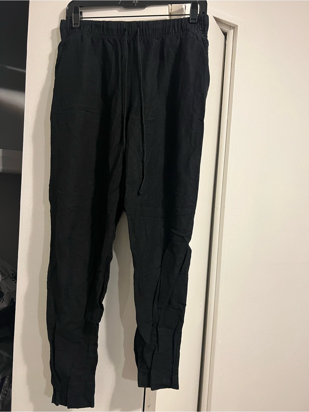 a new day Black Drawstring Joggers